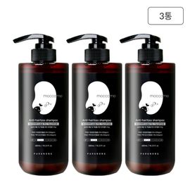 [Purunong] Moccame Black Bean Brewer's Yeast Hair Loss Relief Shampoo 480ml 3 Cartons_Purnon, Mocamae, Black Bean, Brewer's Yeast, Hair Loss Relief, Shampoo_made in Korea